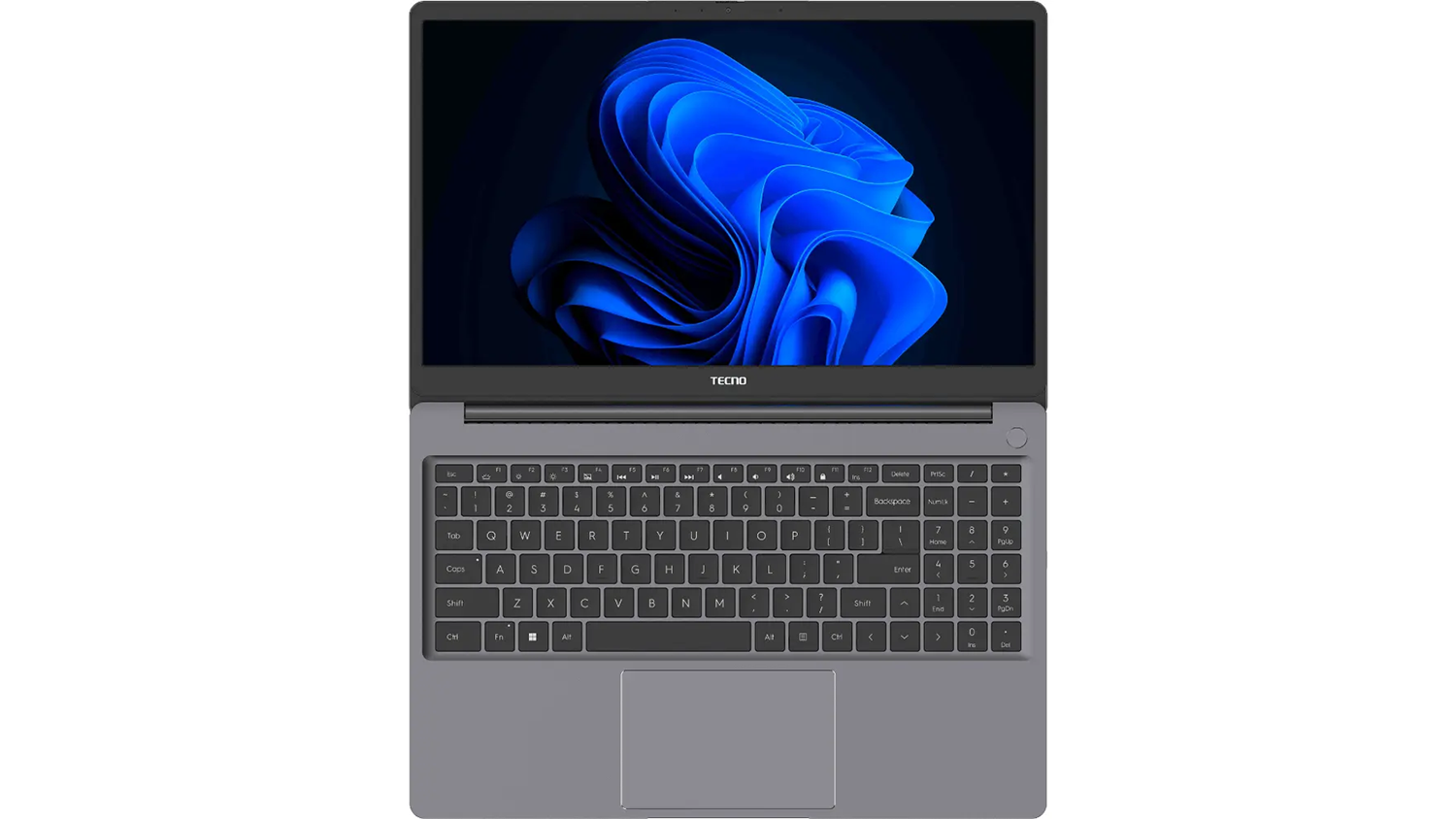 Otevřený notebook Tecno K15S