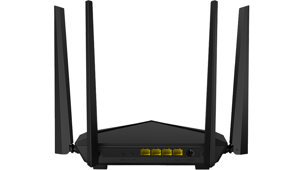 Router Tenda AC10 AC1200 Smart Dual-band Gigabit Wi-Fi s otevřenou aplikac&iacute; Tenda Wi-Fi na mobiln&iacute;m telefonu