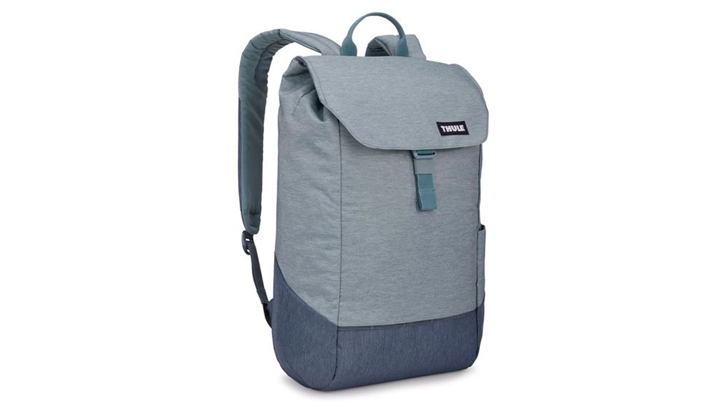 Batoh pro notebook Thule Lithos TLBP213 16L rybn&iacute;kově &scaron;ed&aacute;/tmavě břidlicov&aacute; na b&iacute;l&eacute;m pozad&iacute; zobrazuj&iacute;c&iacute; celkov&yacute; design