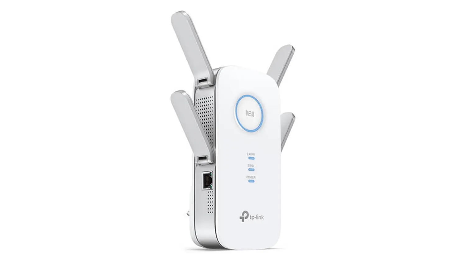 Pohled na Wi-Fi extender TP-Link RE650 AC2600 Dual.