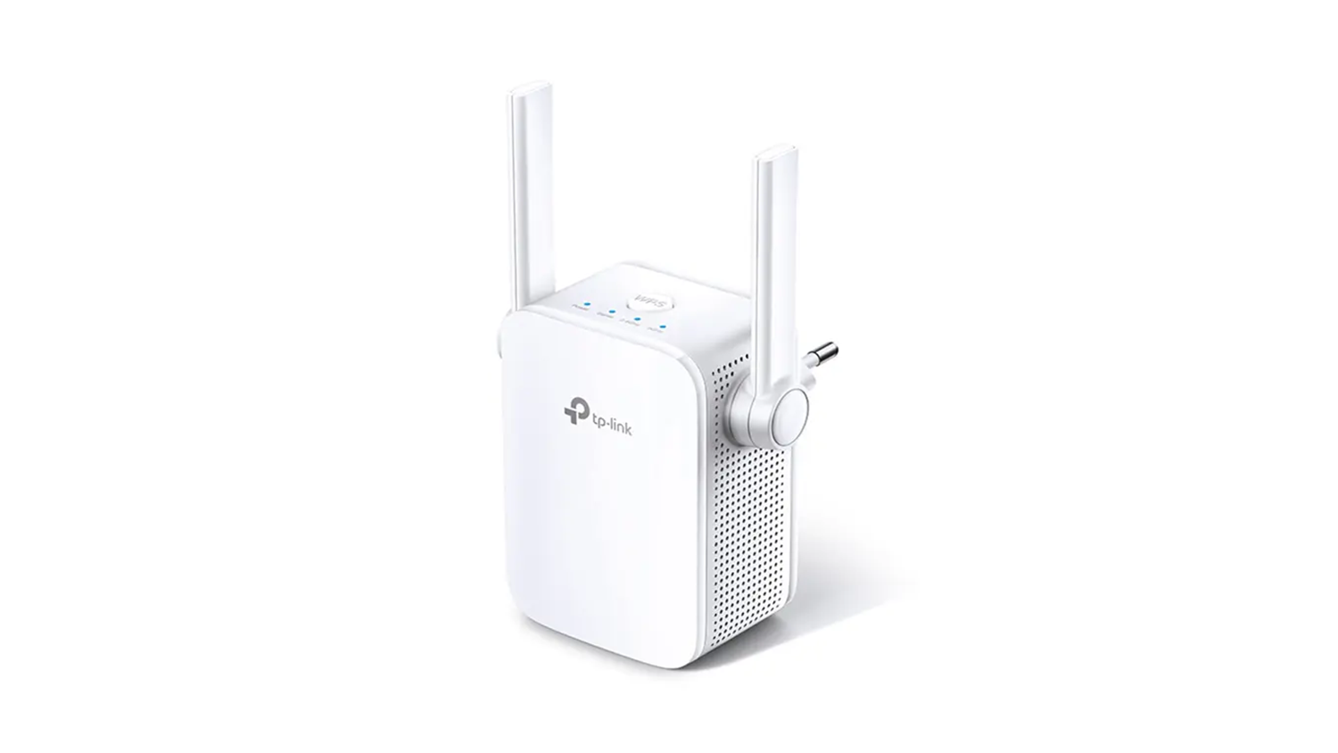 Zesilovač signálu TP-Link RE305 V4 – šikmý přední pohled