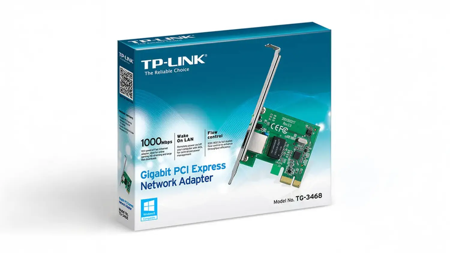 Obal od gigabitové PCI Express síťové karty TP-Link TG-3468.