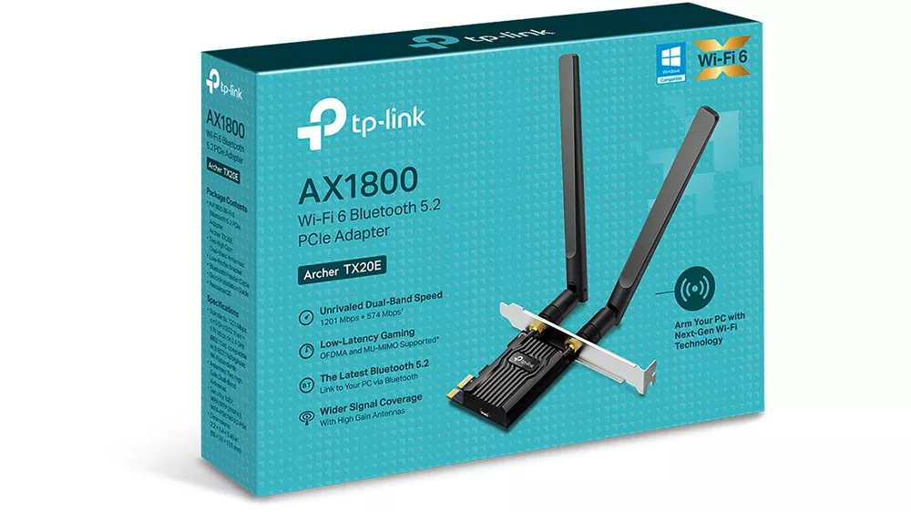 Krabice PCI-e adapt&eacute;r TP-Link Archer TX20E AX1800