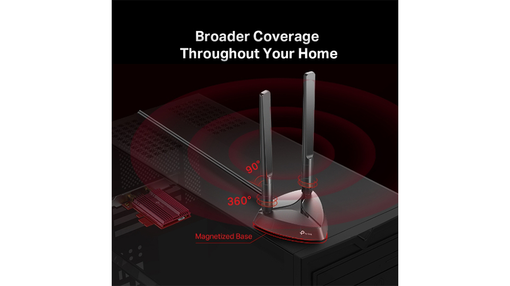 Wi-Fi PCIe adapt&eacute;r TP-Link Archer TX3000E zobrazuj&iacute;c&iacute; pokročil&eacute; bezpečnostn&iacute; funkce v konfiguračn&iacute;m rozhran&iacute;