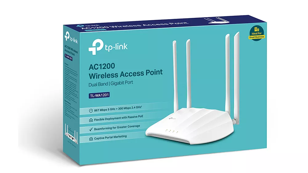 Access Point TP-Link TL-WA1201 AC1200 zobrazujúci intuitívne rozhranie pre nastavenie zabezpečenia