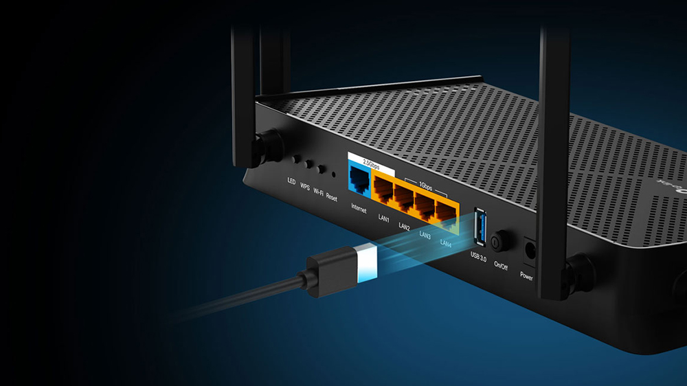 Porty routeru TP-Link Archer BE230 EasyMesh_3