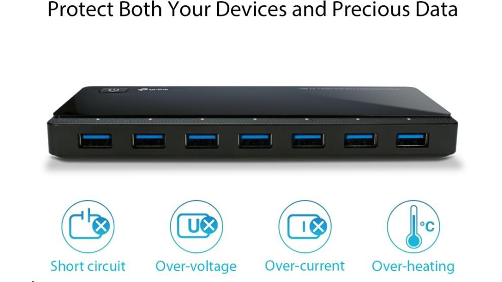 TP-Link UH720 USB Hub s nabíjecími porty_03