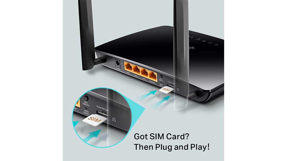 Router TP-Link TL-MR6400 zobrazuj&uacute;ci prehľadn&eacute; webov&eacute; rozhranie s nastaven&iacute;m bezpečnostn&yacute;ch funkci&iacute; a spr&aacute;vy siete