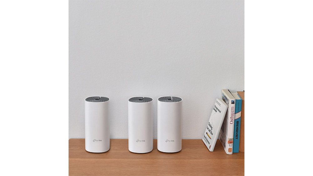 Mesh Wi-Fi systém TP-Link Deco E4 AC1200 (1-pack) poskytující plné pokrytí signálem v domácnosti