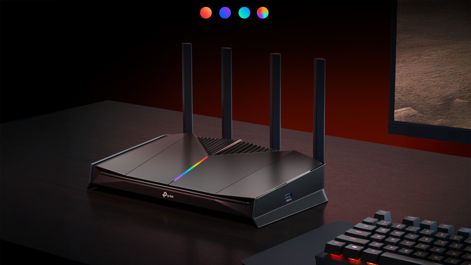 RGB podsvietenie routera TP-Link