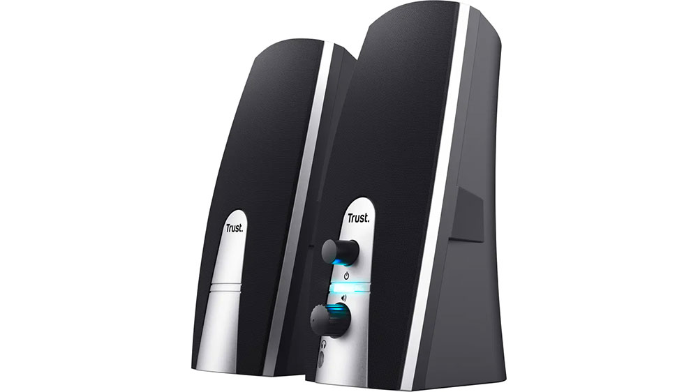 Pohľad zboku na reproduktory Trust MiLa Speaker 2.0_03