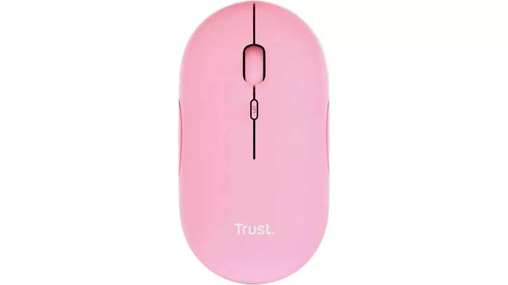 Bezdr&aacute;tov&aacute; my&scaron; Trust Puck růžov&aacute;_01