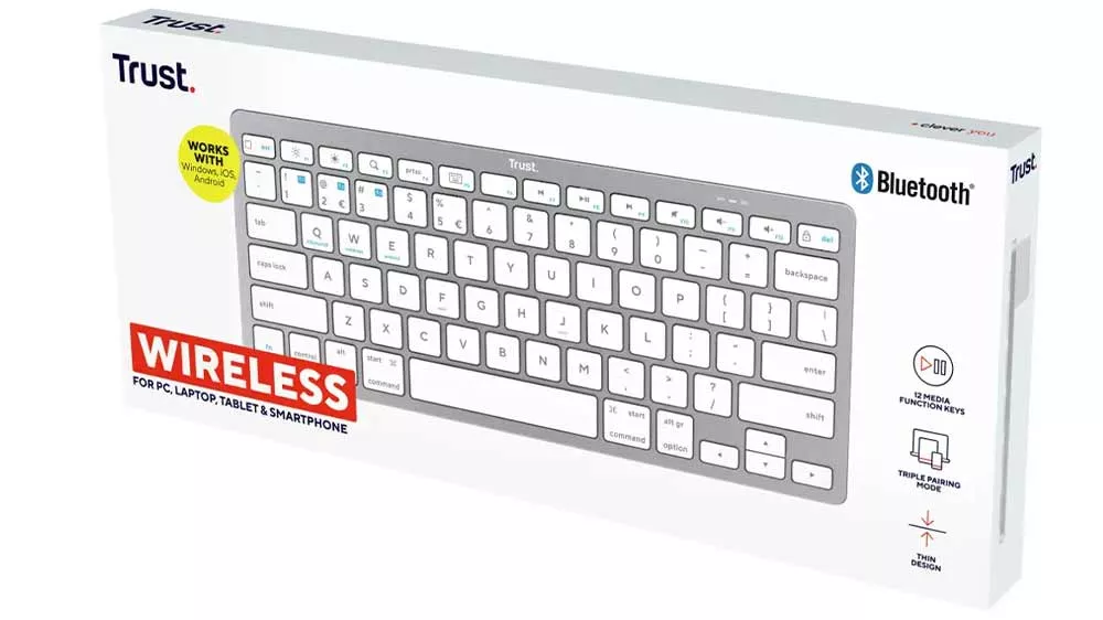 Klávesnice Trust Basics Wireless Bluetooth v originálním balení_02