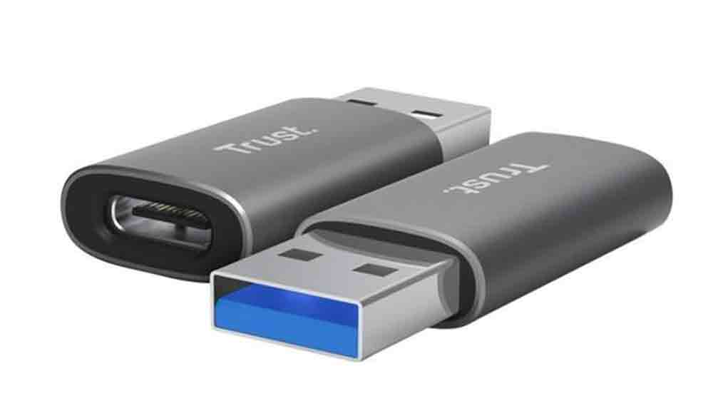 Adaptér USB-A na USB-C TRUST Calyx, 2ks_01