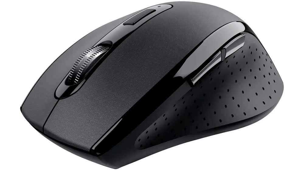 PC myš Trust Sura Comfortable wireless mouse Black pohled ze strany_02