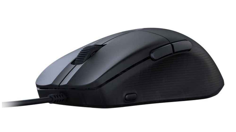 >Herní myš Turtle Beach Pure SEL z boku ukazující ergonomický tvar