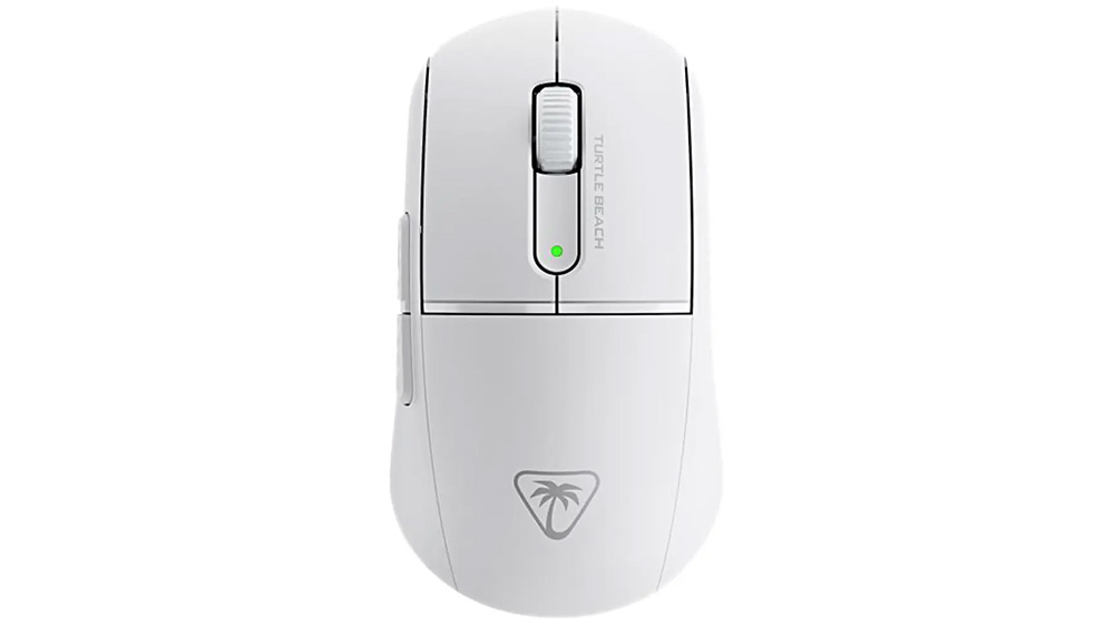 Herní myš Turtle Beach Burst II Air bílá v elegantním bílém provedení na bílém pozadí