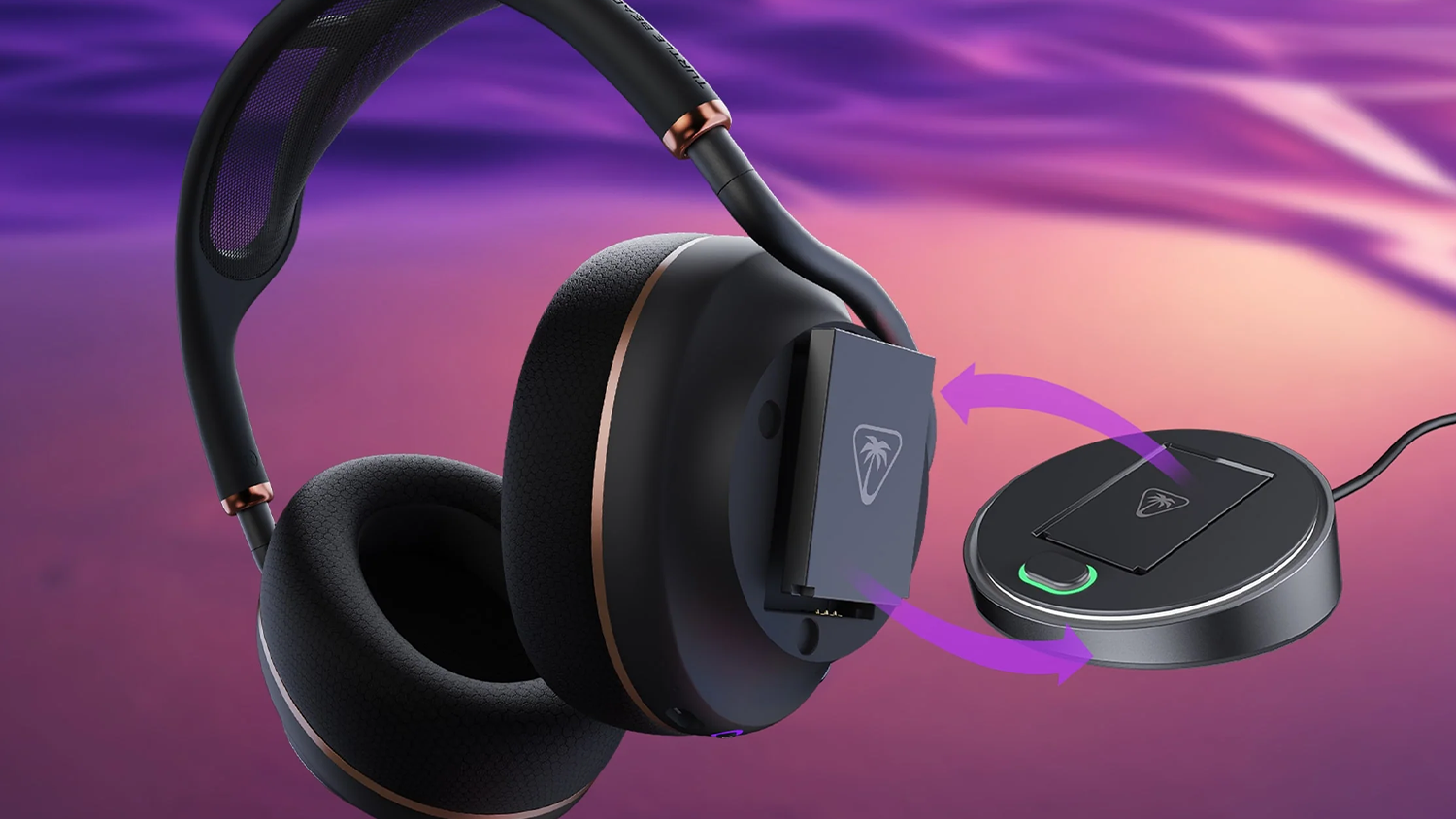 Nabíjaniebezdrôtových herných slúchadiel Turtle Beach Stealth Pro II PC/PlayStation