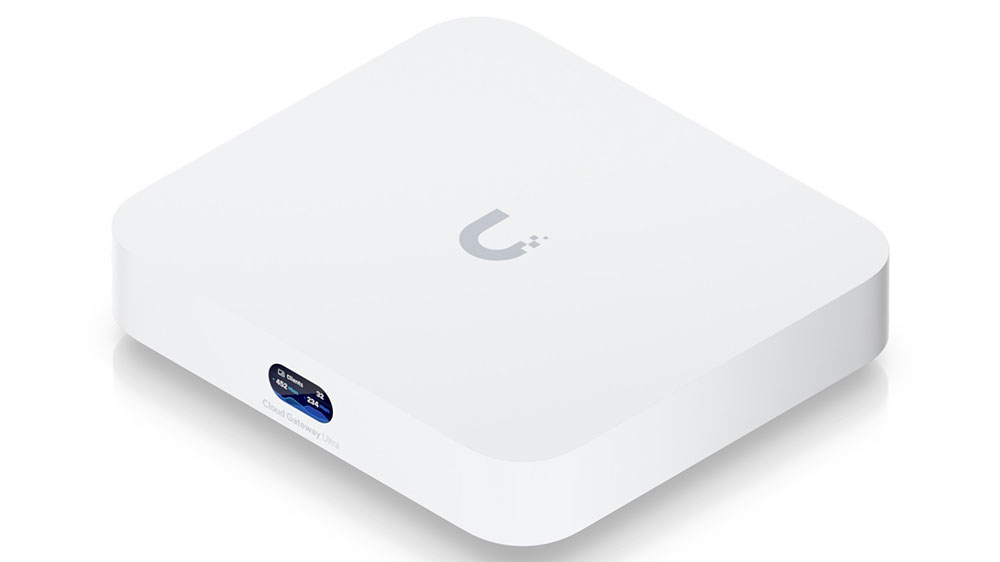 Pohled shora na cloudovou br&aacute;nou Ultra Ubiquiti UCG-Ultra_03