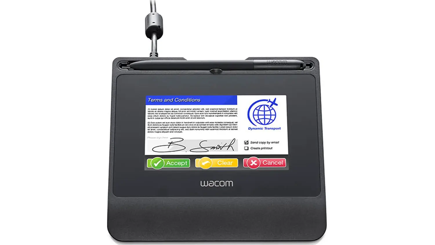 Grafick&yacute; tablet Wacom Signature Set STU-540 & sign pro PDF