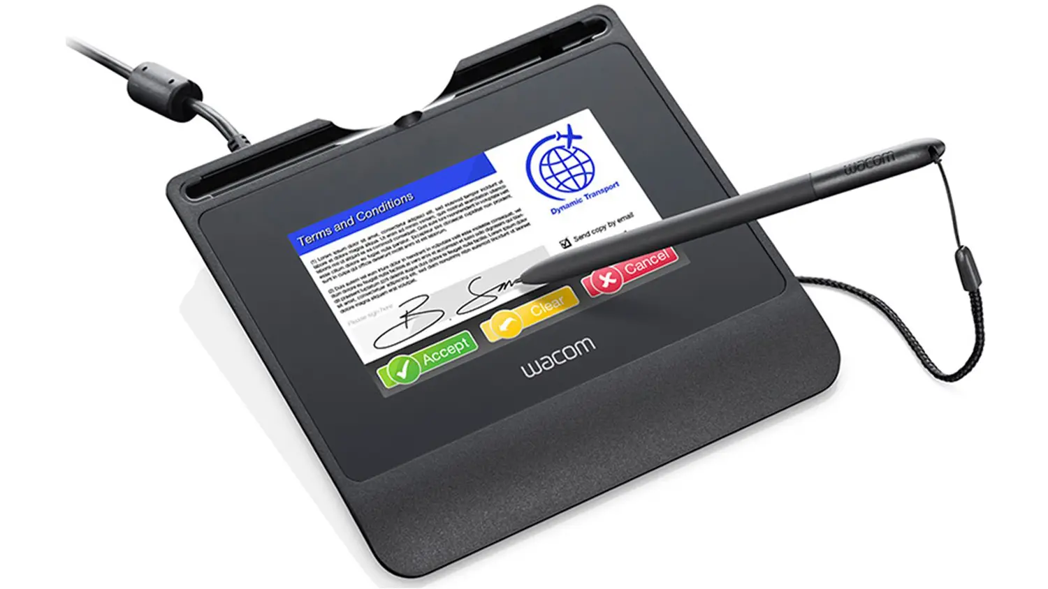 Grafick&yacute; tablet Wacom Signature Set STU-540 & sign pro PDF s perem