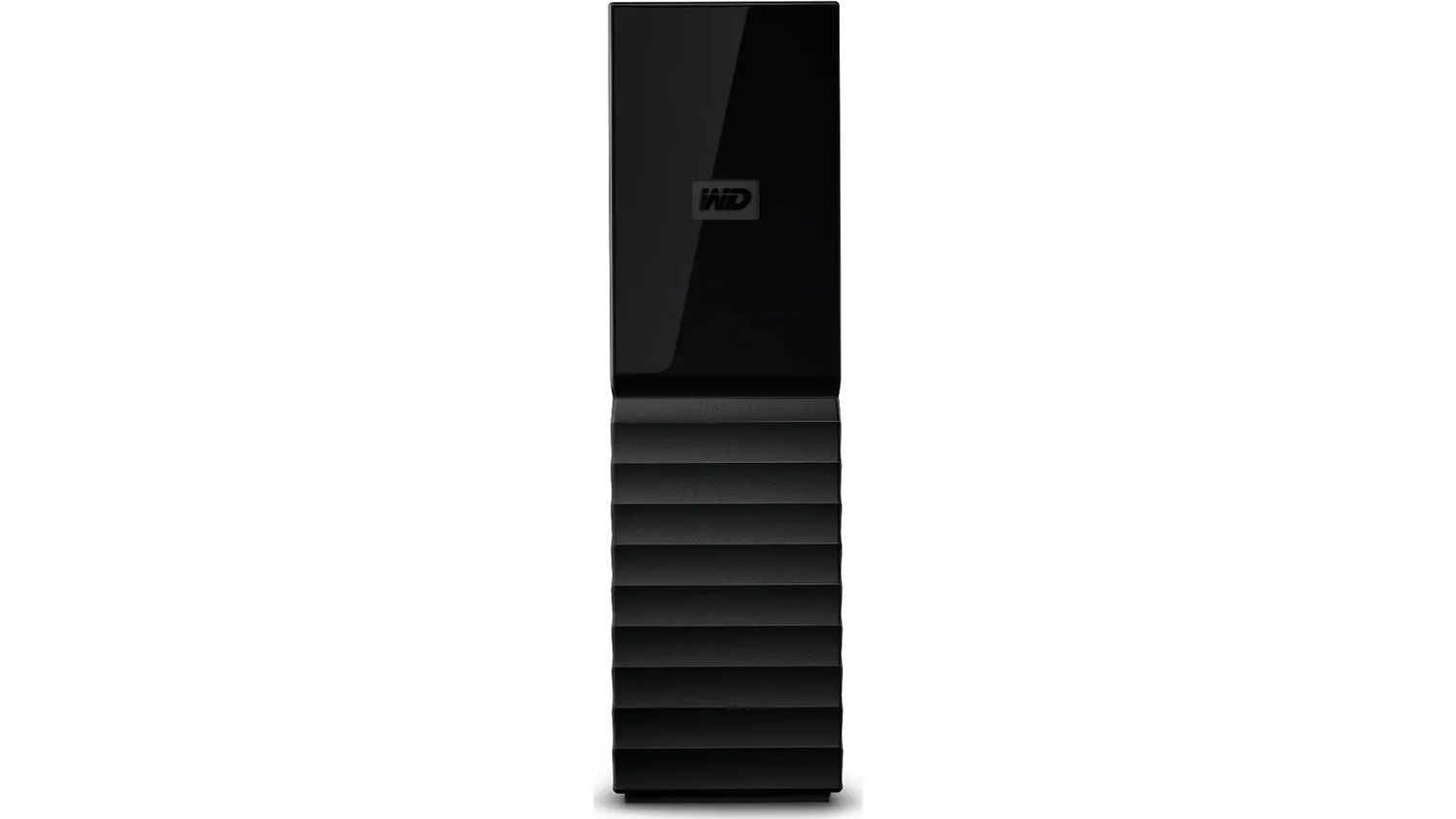 Western Digital My Book 14TB WDBBGB0140HBK-EESN extern&iacute; pevn&yacute; disk na b&iacute;l&eacute;m pozad&iacute; zobrazuj&iacute;c&iacute; celkov&yacute; n&aacute;vrh produktu