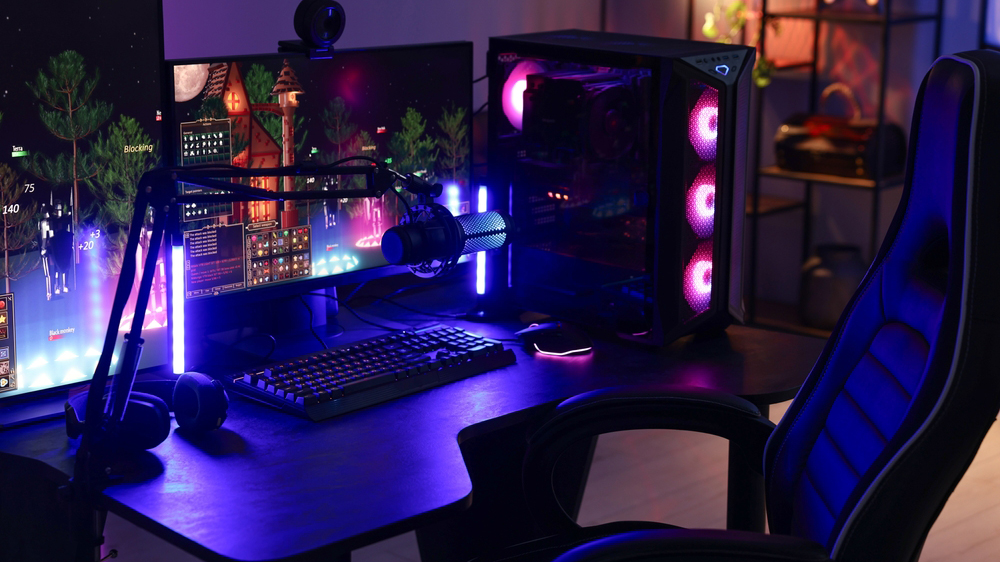 Herní stůl hráče počítačových her_02