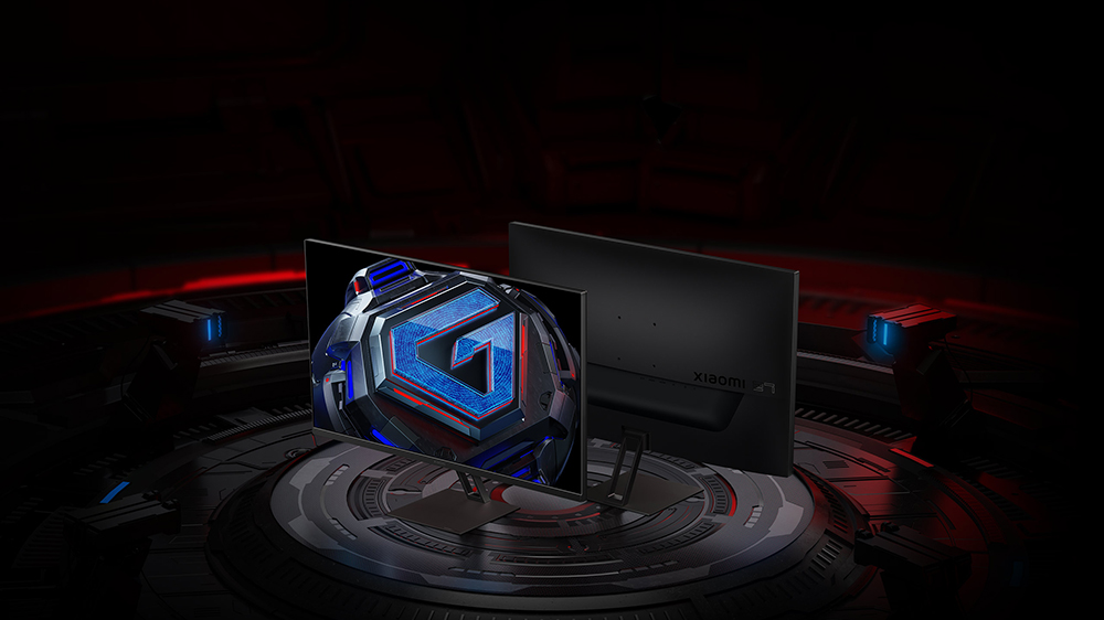 Dva herní monitory Xiaomi 2K Gaming G27Qi zády k sobě_02