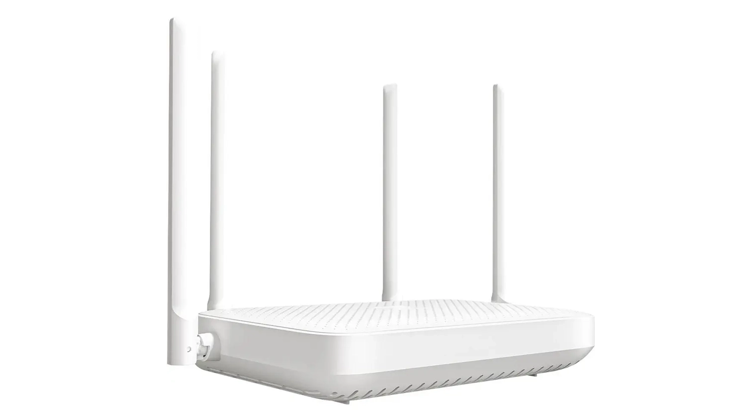 WiFi router Xiaomi AX1500 bílý přední šikmý pohled