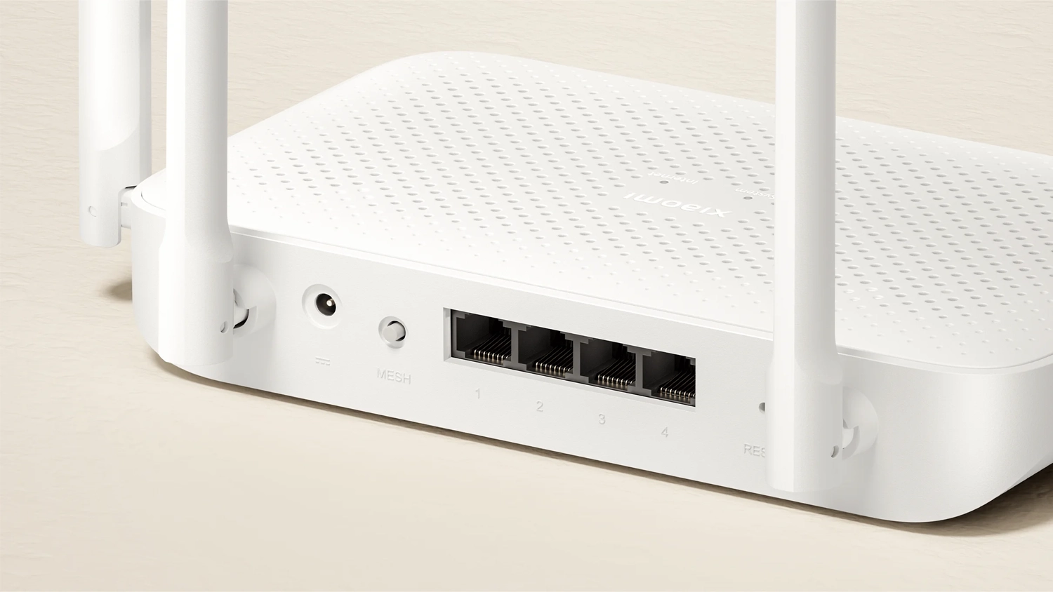 WiFi router Xiaomi AX1500 bílý zadní pohled