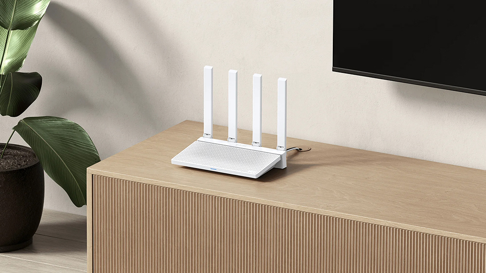 Obývací pokoj s routerem Xiaomi AX3000T_4
