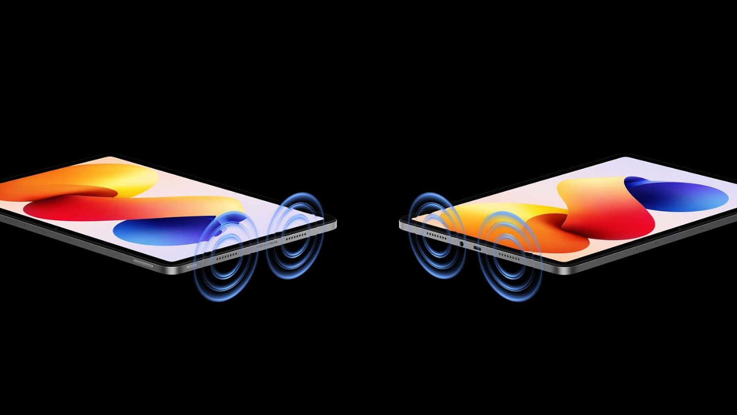 Dva Xiaomi Redmi Pad 2 natočen&eacute; proti sobě