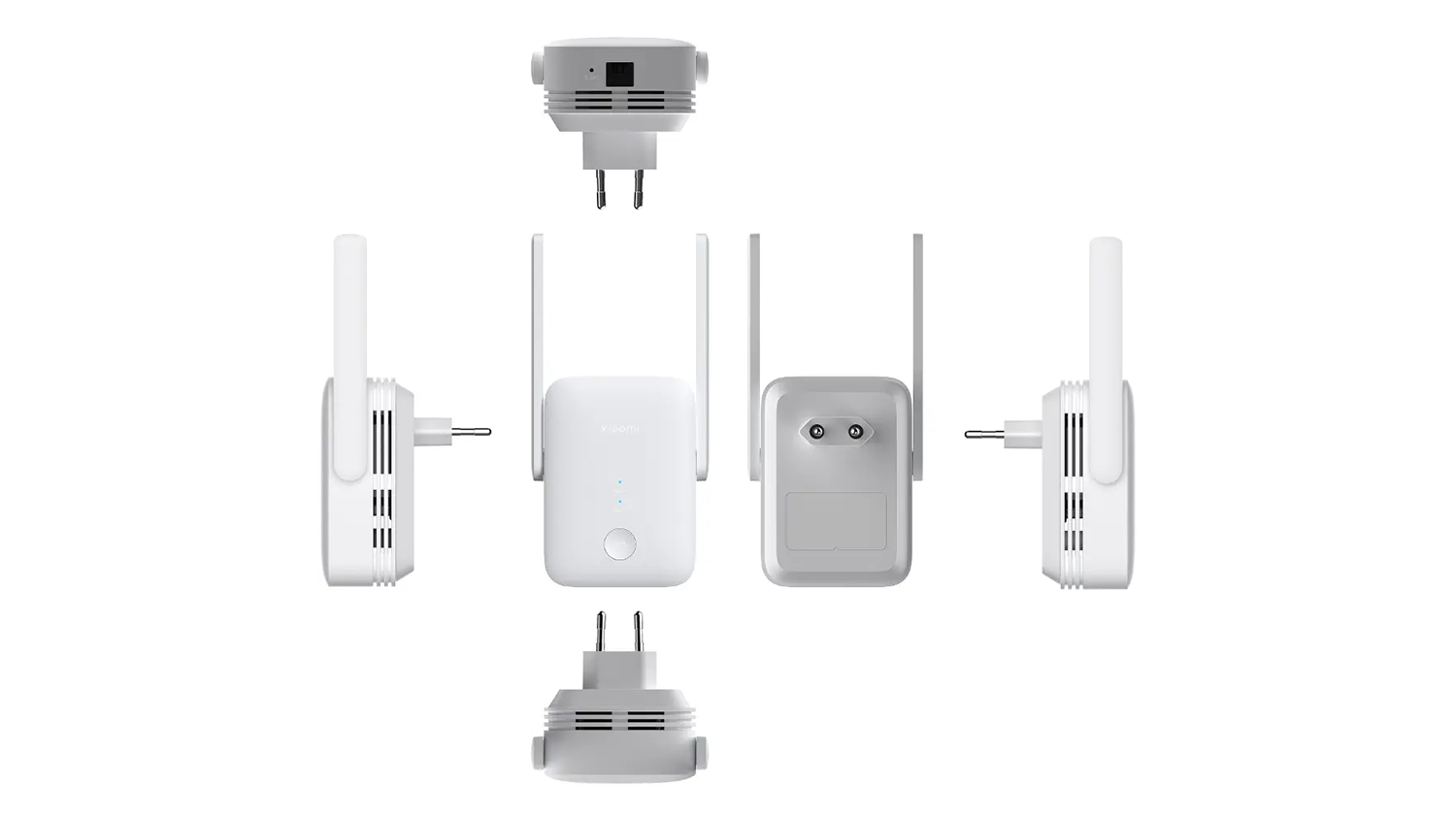 Zesilovač Xiaomi Wi-Fi Range Extender AX1500 pohledy z více stran
