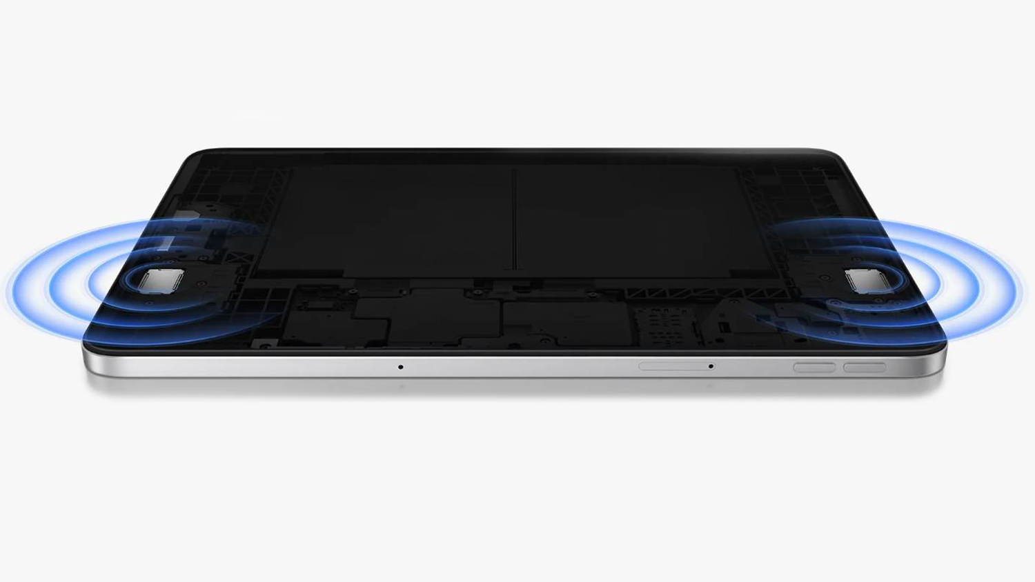 Tablet Xiaomi Redmi Pad 2 9.7 a vizualizácia zvuku z 2 reproduktorov