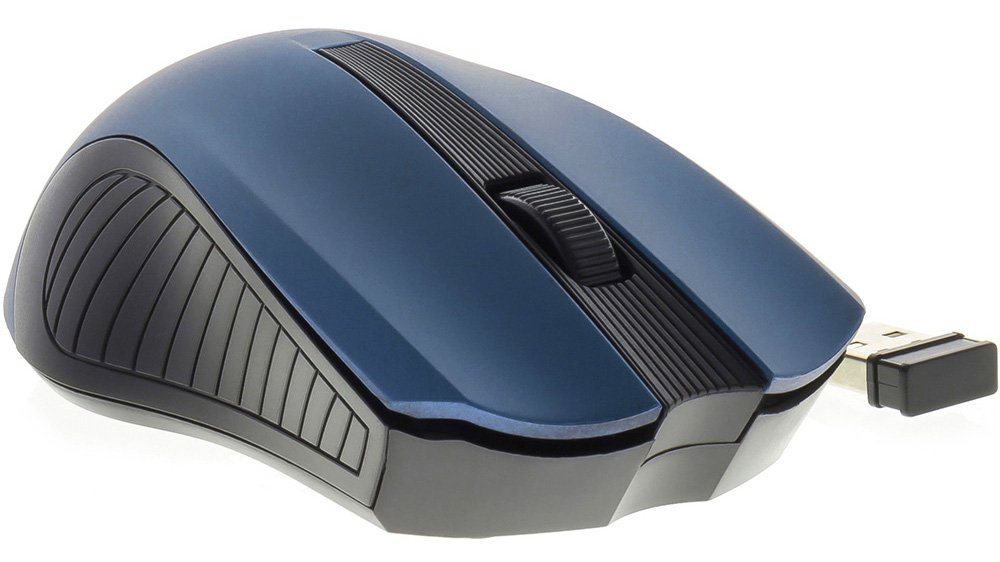 PC myš Yenkee Monaco YMS 2015BE pohled zepředu s usb donglem