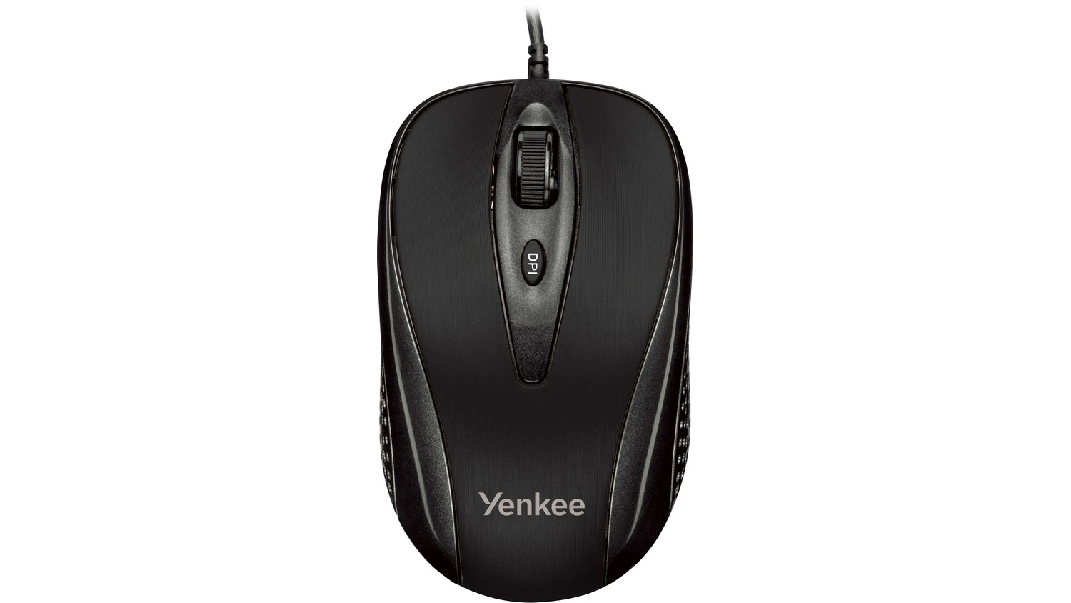 Myš YENKEE Quito YMS 1025BK na bílém pozadí
