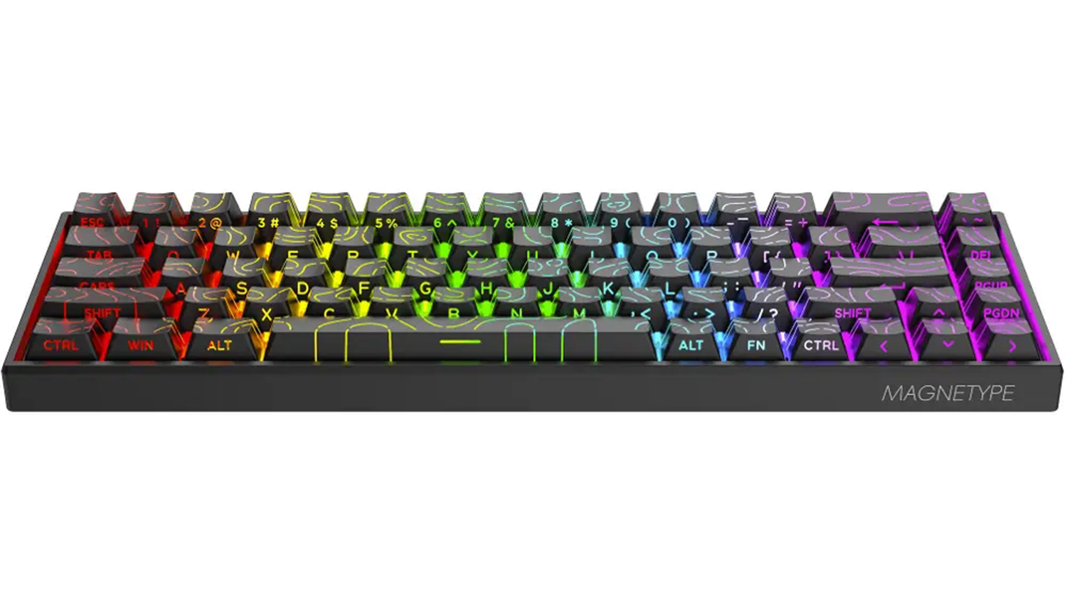 Hern&iacute; kl&aacute;vesnice Yenkee Magnetype YKB 3800BK čern&aacute;