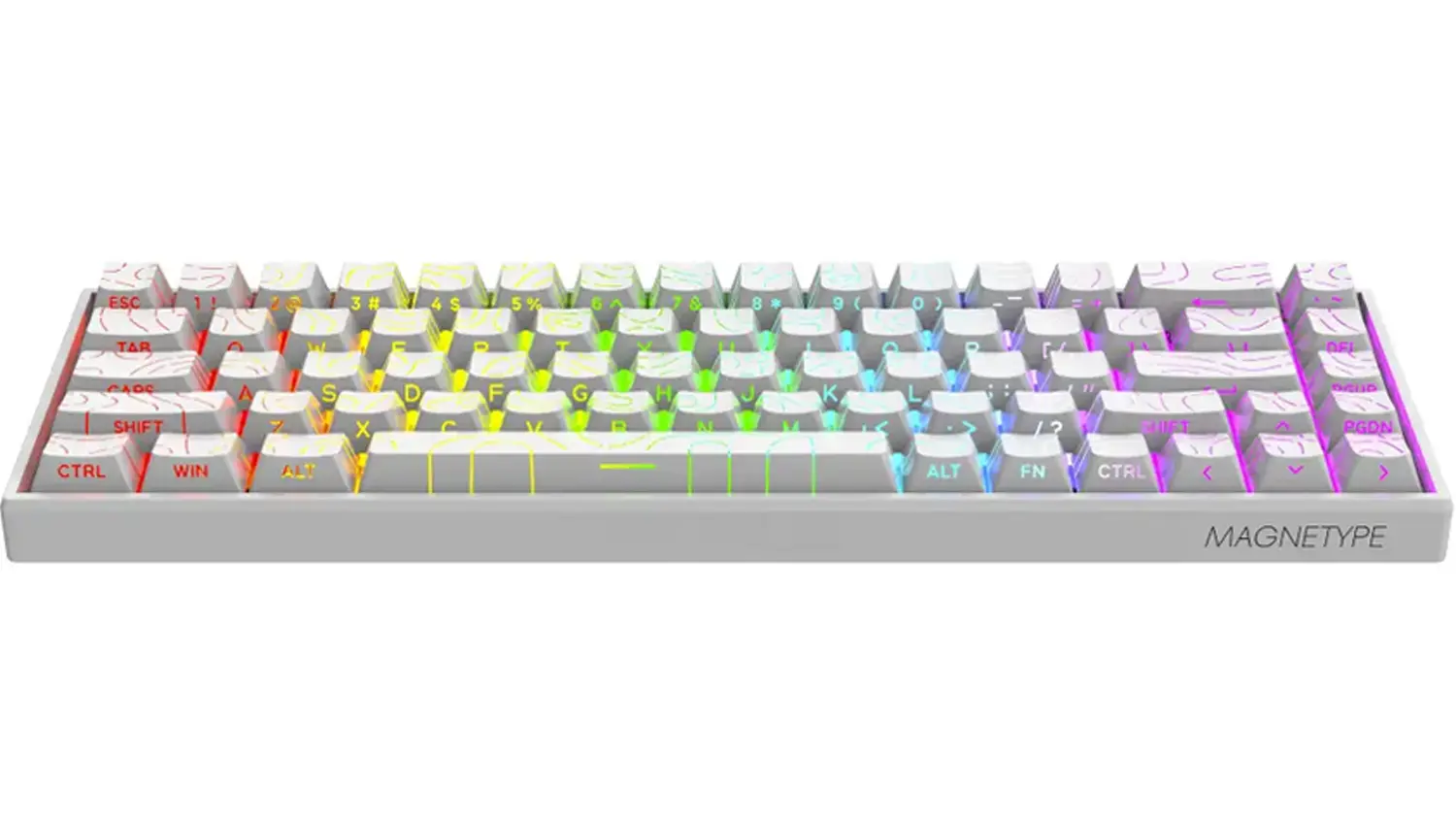 Herní klávesnice Yenkee Magnetype YKB 3800WE černá