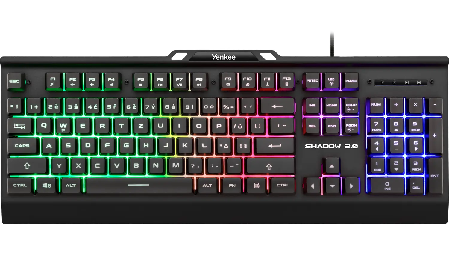 Herná klávesnica Yenkee YKB 3210 SHADOW 2.0 čierna