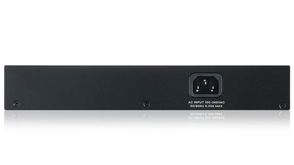 Switch Zyxel GS1915-24E zadní strana