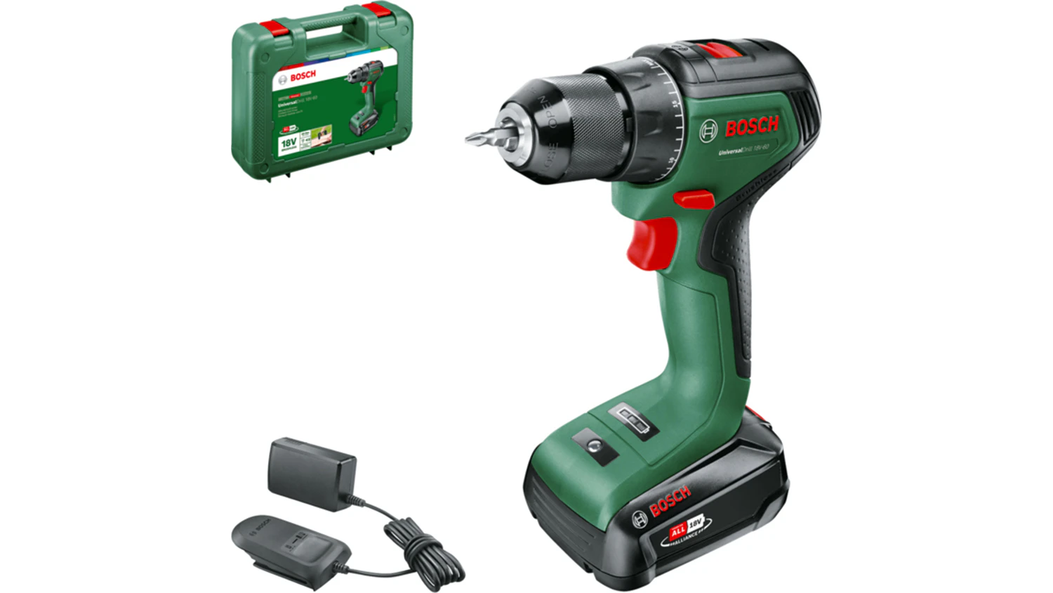 Vrtací šroubovák Bosch UniversalDrill 18V-60 0.603.9D7.001