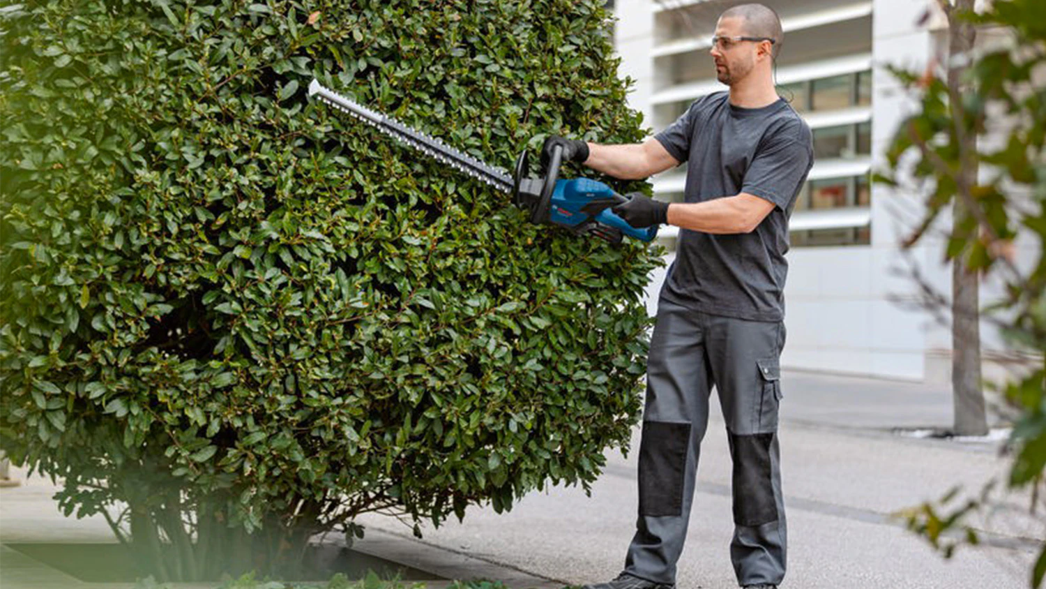 Stříhají i nepoddajné větve Oboustranné akumulátorové nůžky na živé ploty PRO GHE 18V-60 od firmy Bosch mají kompaktní konstrukci a jejich hmotnost bez akumulátoru činí jen 3 kg. Snadno se drží v ruce a díky optimálnímu vyvážení umožňují i delší práci. Minimalizují tedy únavu uživatele. Nůžky nabízí řeznou rychlost 1 500 ot/min a 3 000 zdvihů/min při volnoběhu, vhodné jsou tak na stříhání středně hustých živých plotů. Pyšní se patentovaným systémem Bosch Anti-Blocking, při kterém se nože pomocí elektronické detekce při zpětném zablokování automaticky uvolní. S kapacitou střihu 20 mm tak nařežete bez problémů i silnější větve. Zařízení pohání výkonný bezuhlíkový motor s dlouhou životností a nůžky jsou kompatibilní s profesionálním 18V systémem Bosch a aliancí akumulátorů různých značek AMPShare. Díky nízké hladině hluku (91 dB) a bezemisnímu provozu jsou ideální i pro práci v obytných oblastech.