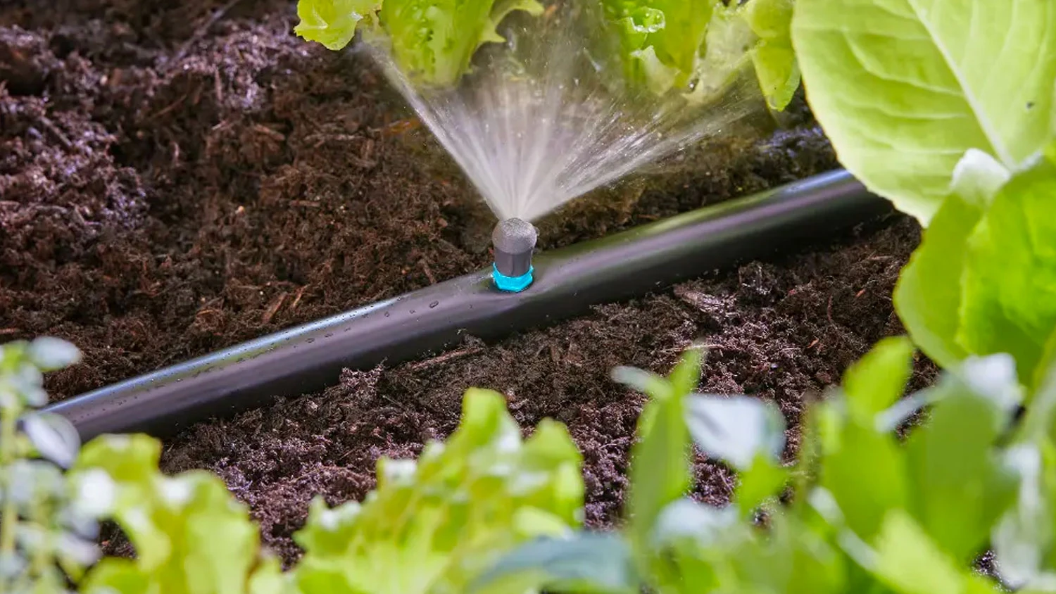 Rozpra&scaron;ovac&iacute; tryska 90&deg; Gardena pro Micro-Drip-System v z&aacute;honě