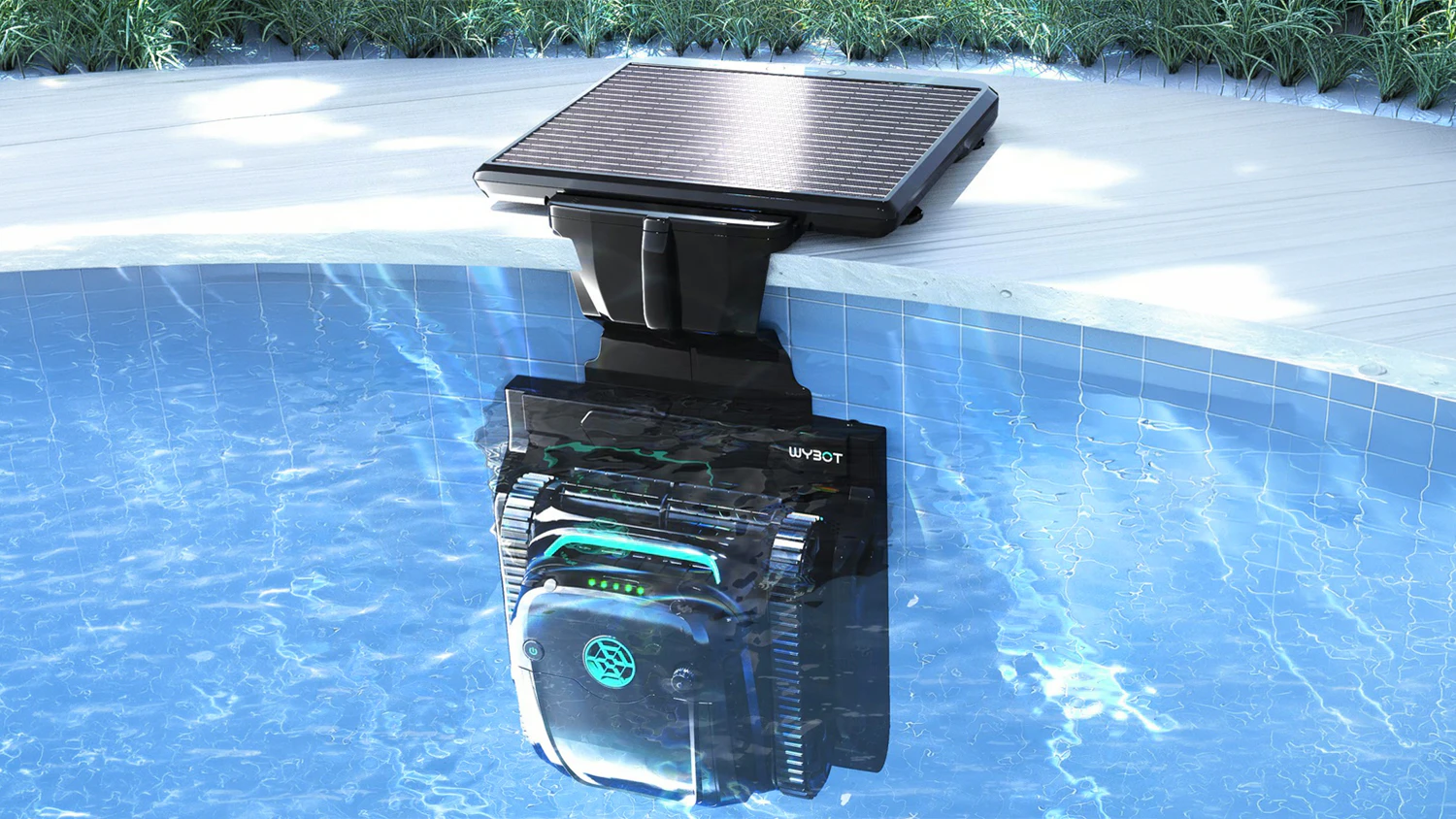Solární nabíjení bazénového vysavače WYBOT S2 SOLAR