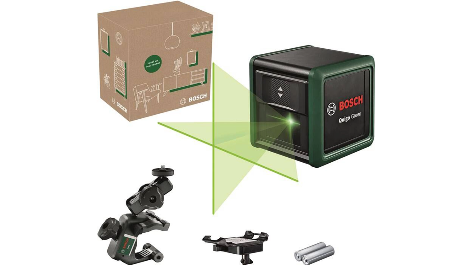 Křížový laser Bosch s příslušenstvím