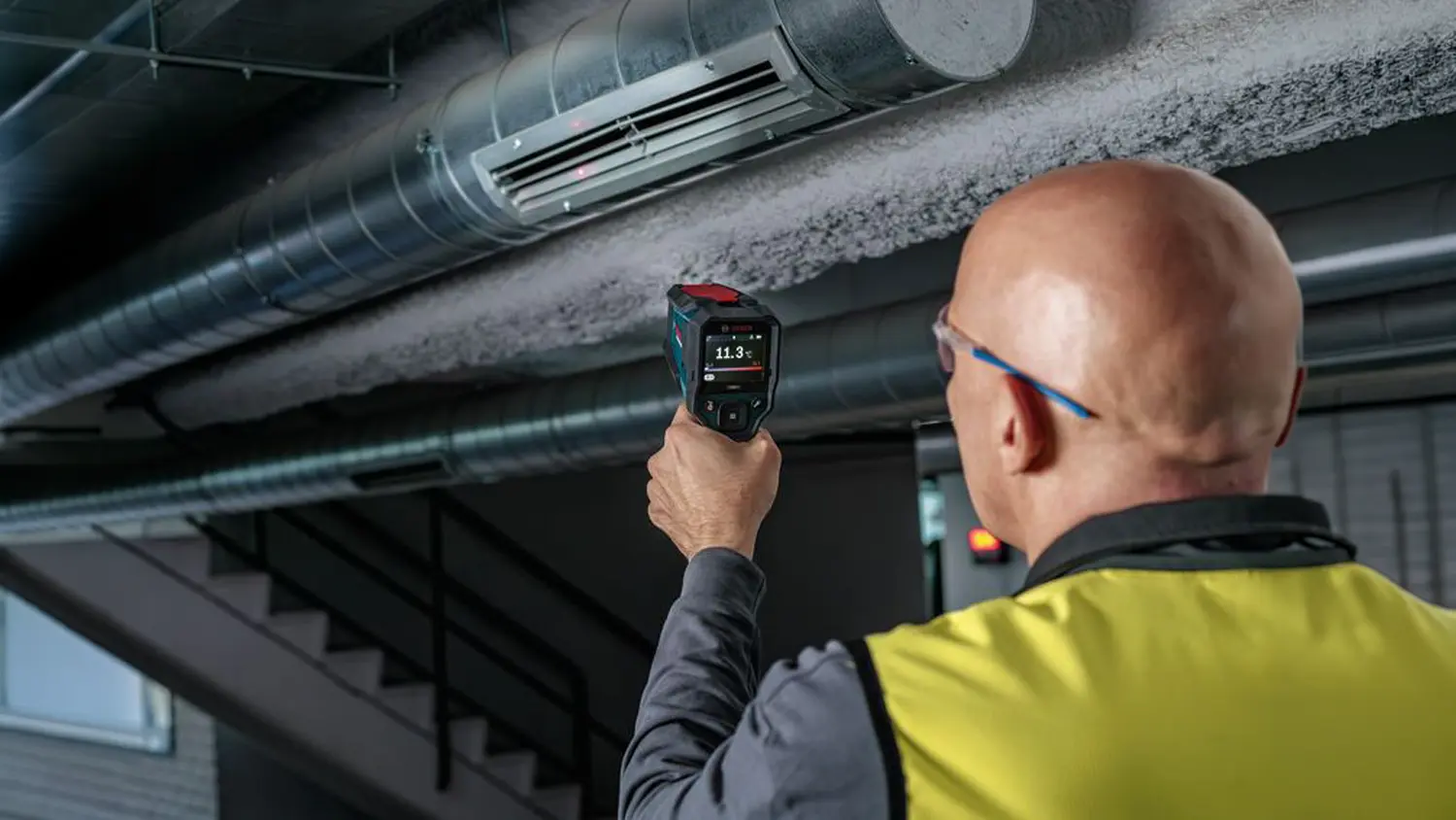 Použit&iacute; termodetektoru Bosch GIS 12V-800-16