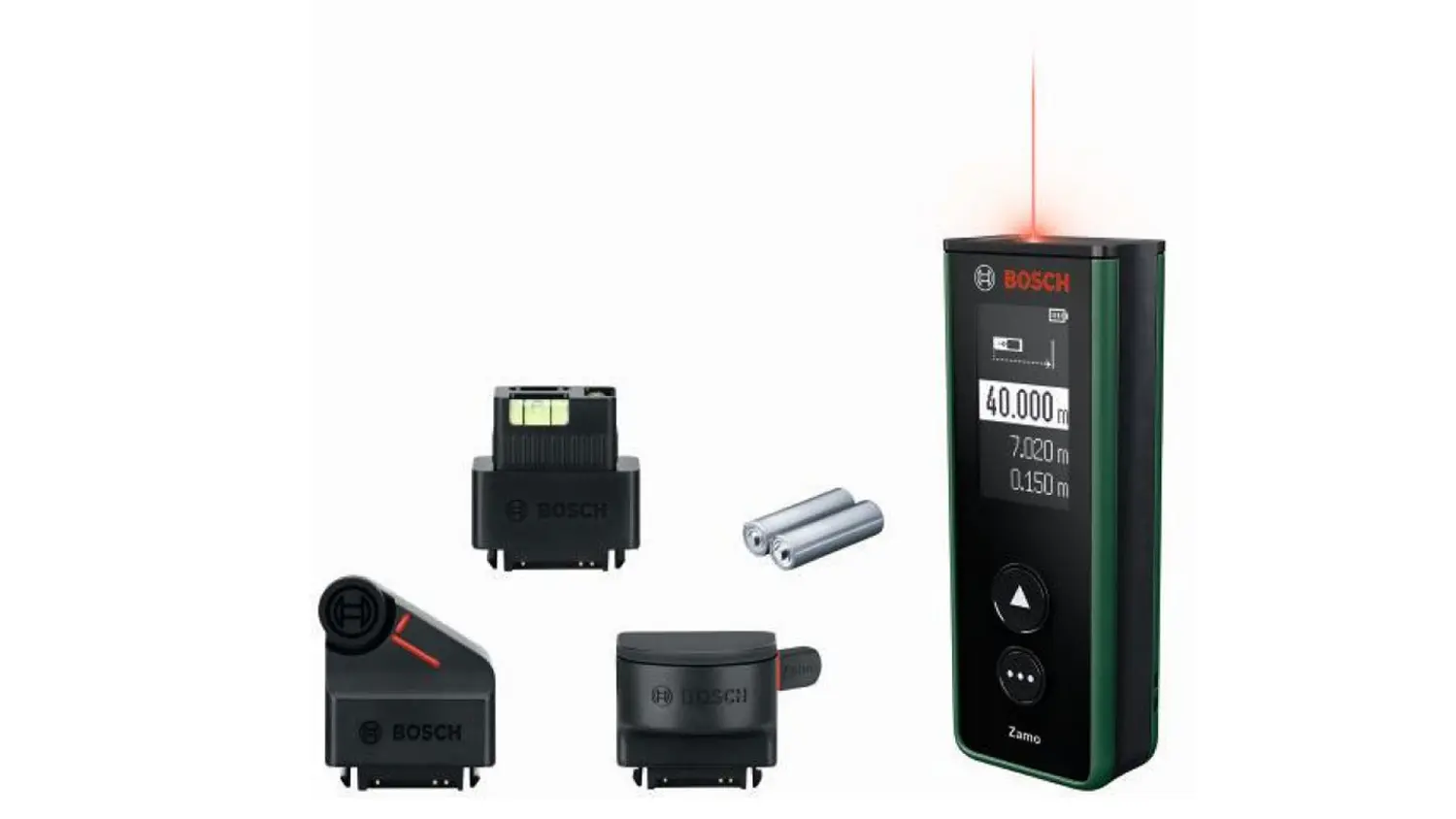 Patentované nástavce dálkoměru Bosch AKU Zamo IV 0.603.672.H01