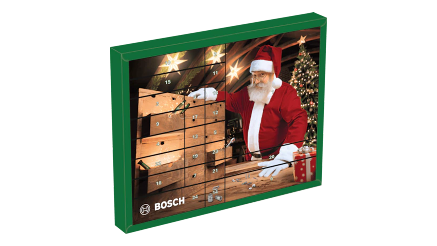Adventní kalendář Bosch – sada ručního nářadí, 44 ks