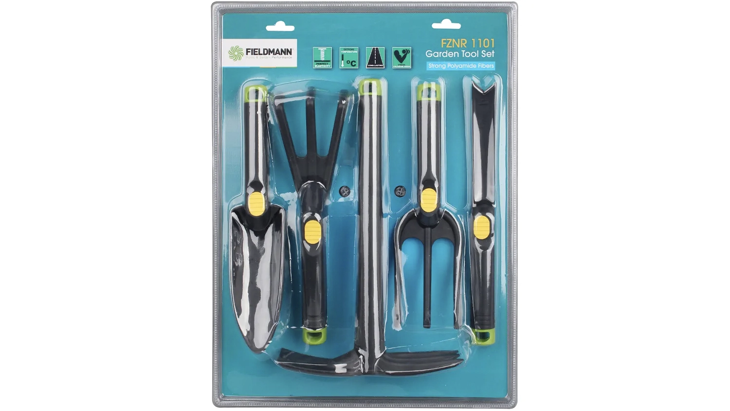 Sada z&aacute;hradn&eacute;ho n&aacute;radia Fieldmann FZNR 1101 v krabici