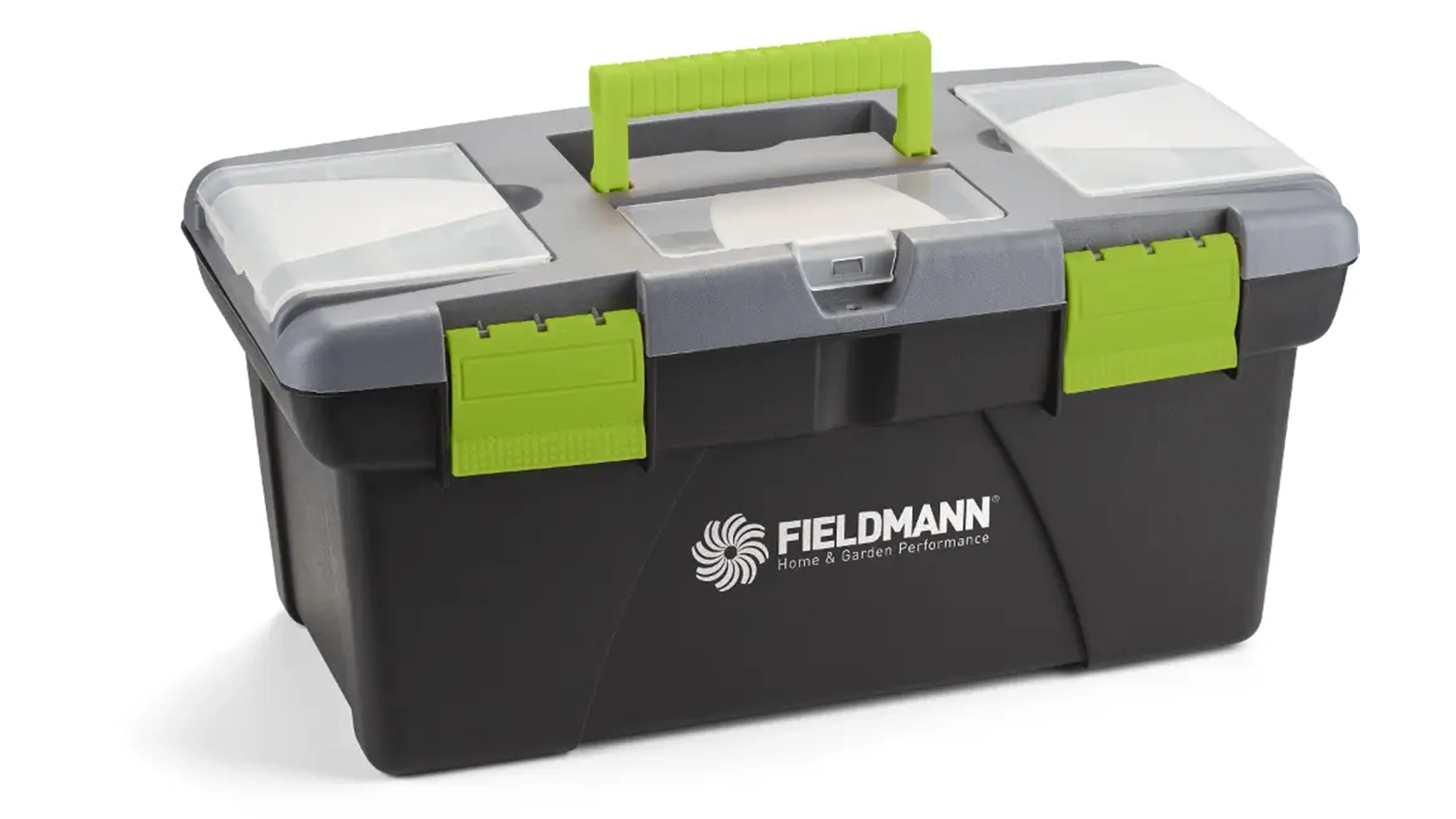 Kufř&iacute;k na n&aacute;řad&iacute; Fieldmann FDN 4116 16,5 na b&iacute;l&eacute;m pozad&iacute; zobrazuj&iacute;c&iacute; celkov&yacute; design a ergonomickou rukojeť